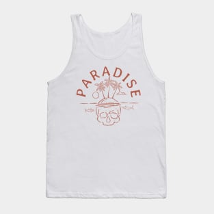 Paradise Skull Island Tank Top